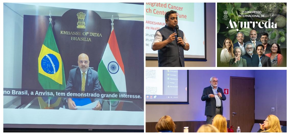 Ambassador Dinesh Bhatia at the 2nd International Ayurveda Congress, São Paulo